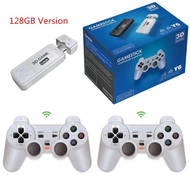 Powkiddy Y6 2.4G   TV ƽ, PS1  Ʈ ޴   ܼ, 4K HD  Ƽ÷̾ 10000 